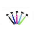 2015 caliente nuevo producto Autoestable extensible inalámbrico Handheld Monopod Selfie Stick con botón de obturador de bluetooth